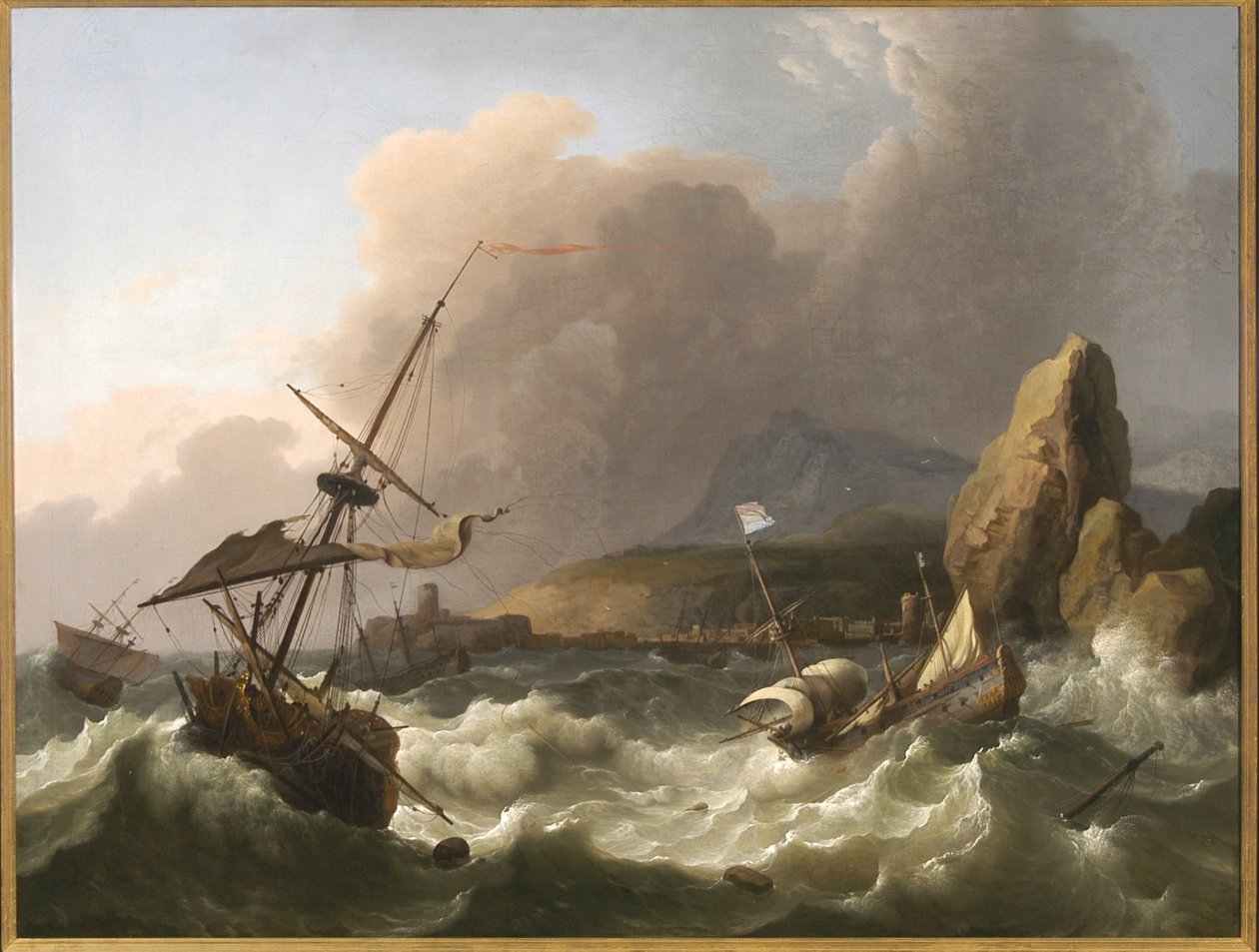 Denizde Fırtına, 1702 by Ludolf Backhuysen