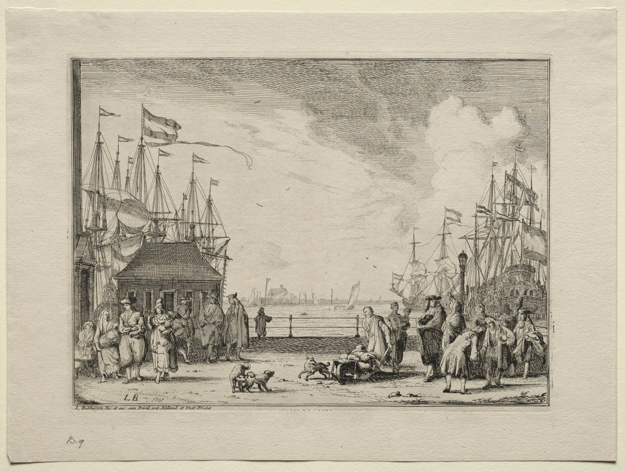 Amsterdam Limanı, 1701. by Ludolf Backhuysen