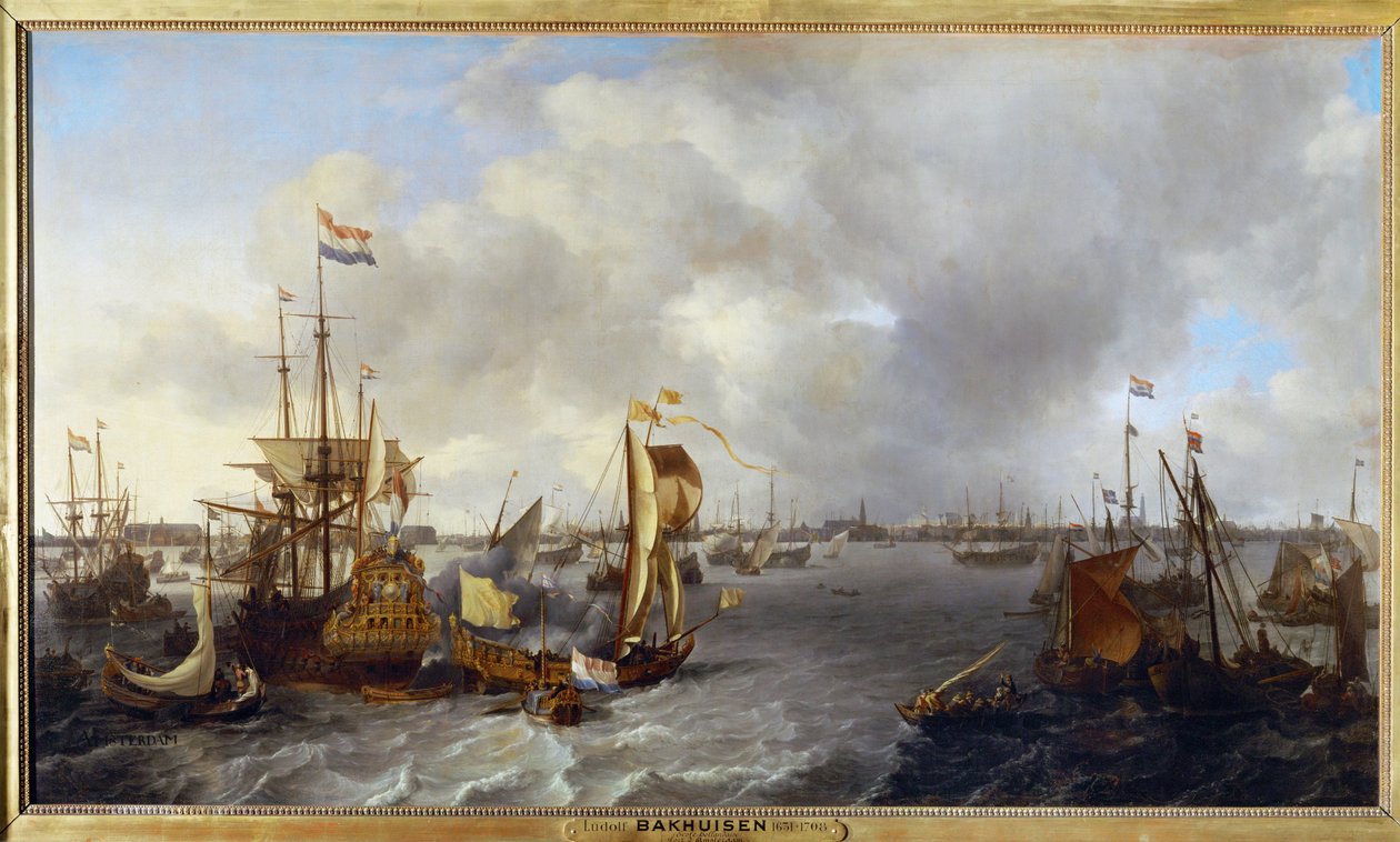  by Ludolf I Backhuyzen