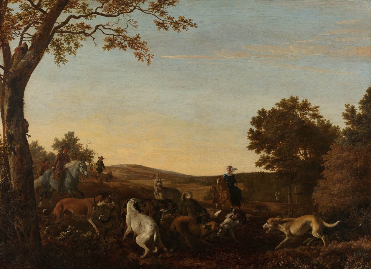 Tilki Avı by Ludolf de Jongh