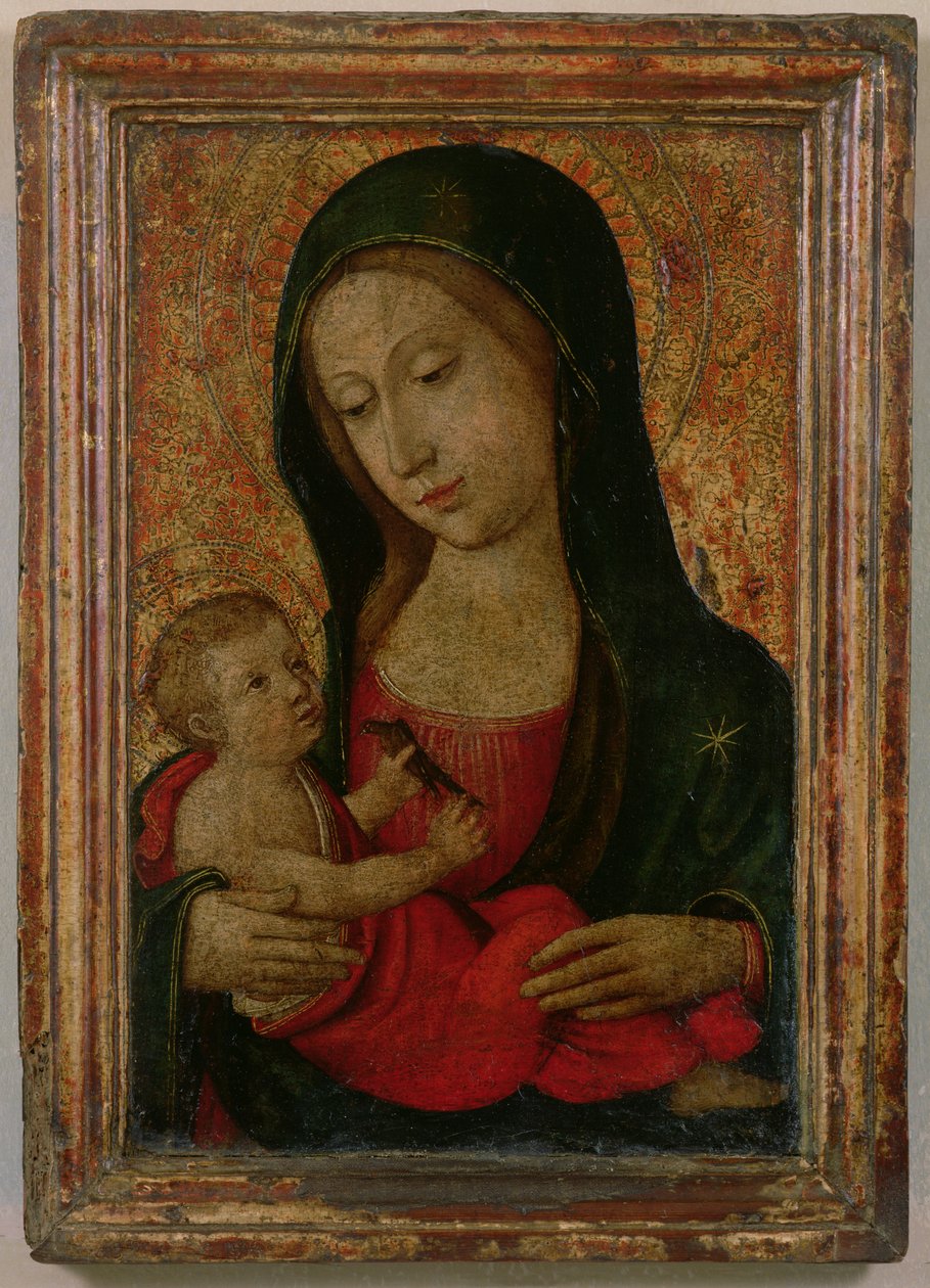 Madonna ve Çocuk (panelde öfke) by Ludovico Brea