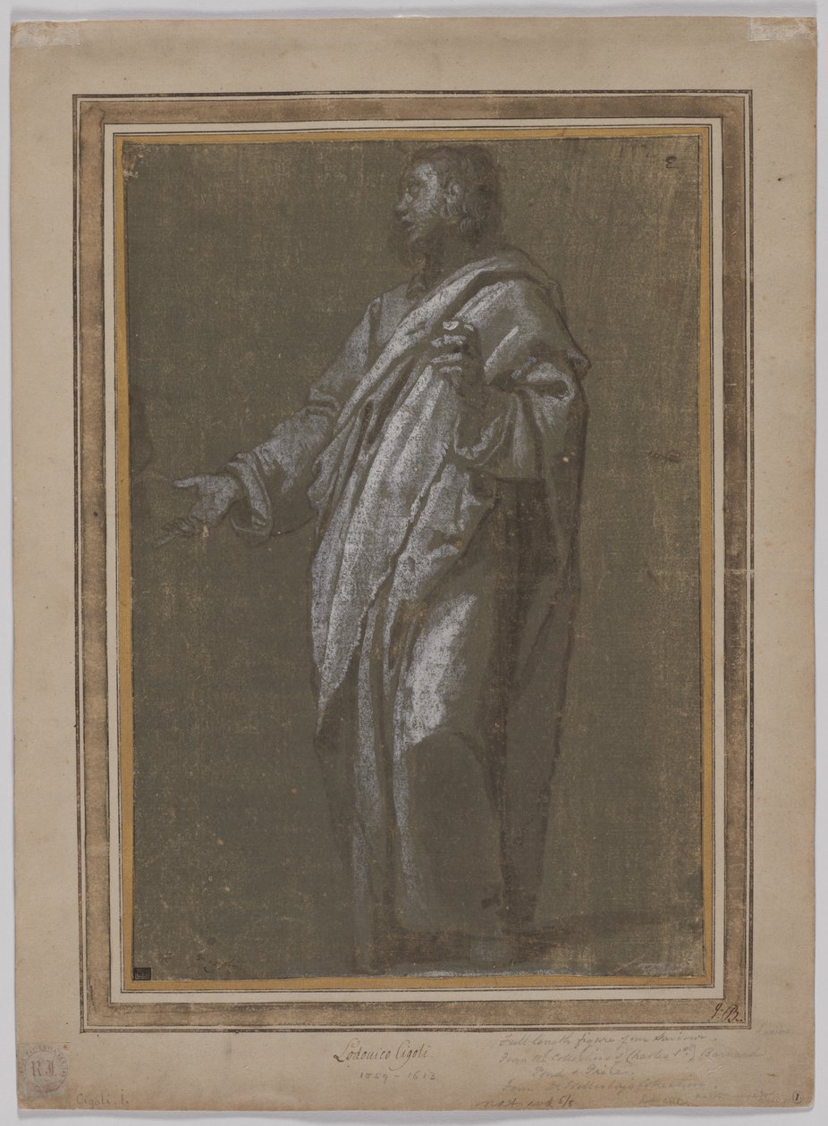 Ayakta Erkek Figürü, c. 161013. by Ludovico Cardi Cigoli
