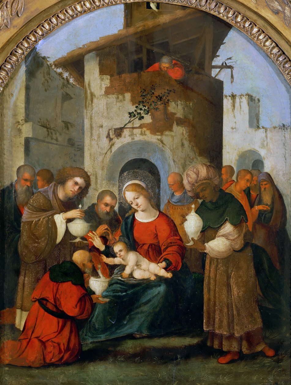 Büyücülerin Hayranlığı, 1522. by Ludovico Mazzolino