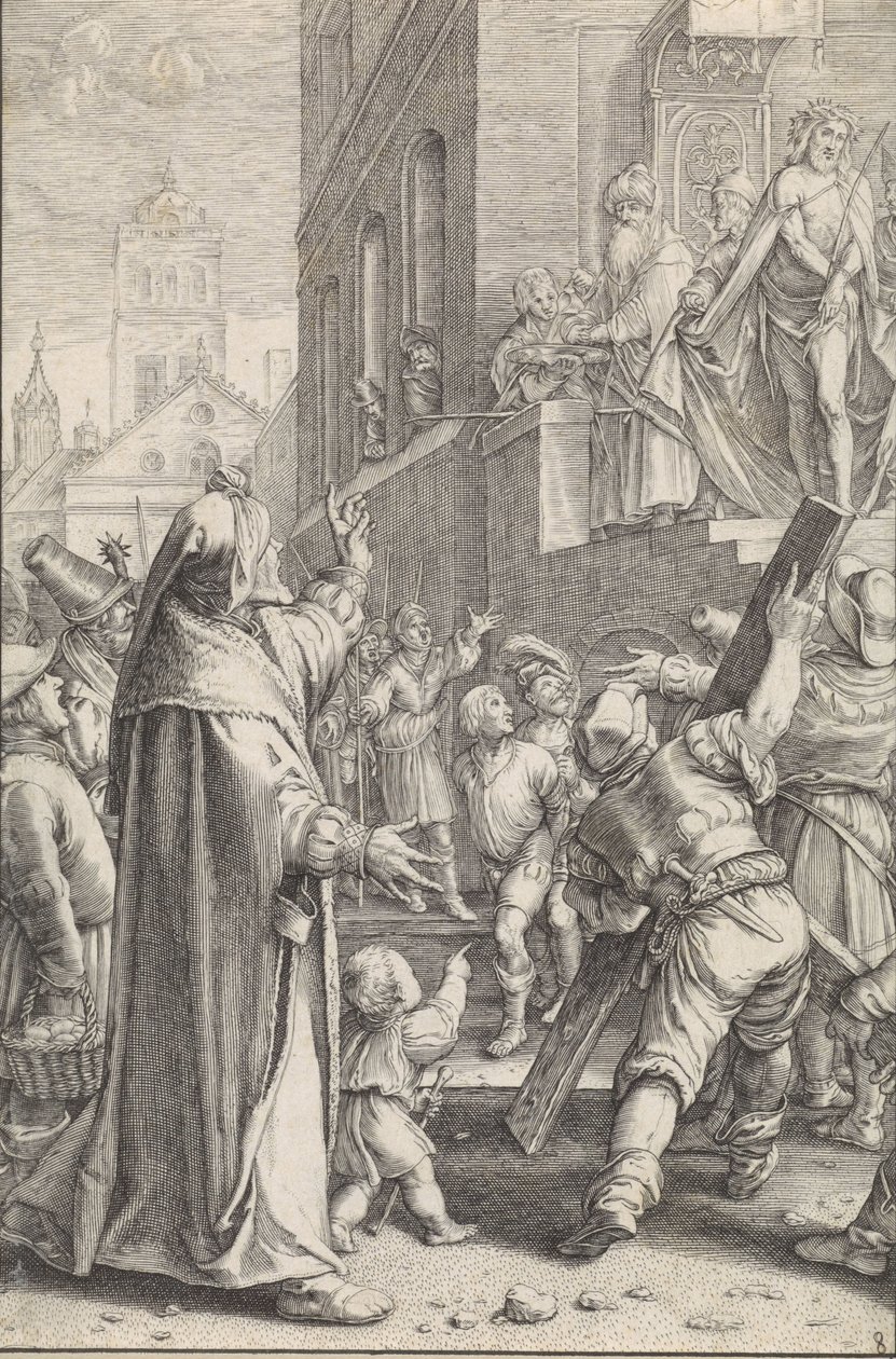 İnsanlara gösterilen İsa (Ecce homo) Tutku (dizi adı) by Ludovicus Siceram