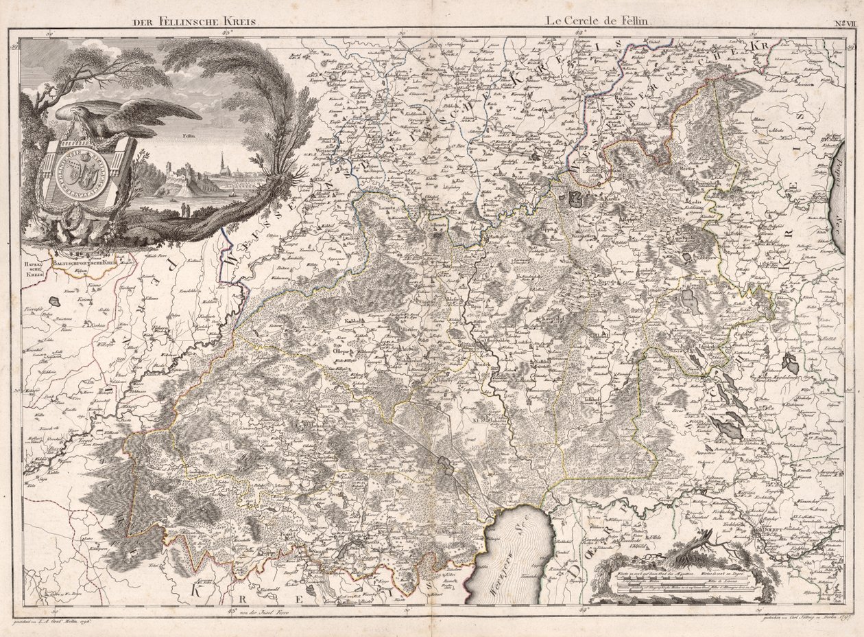 Fellinsche Kreis; Felllin Çemberi by Ludvig August; Hartknoch Mellin