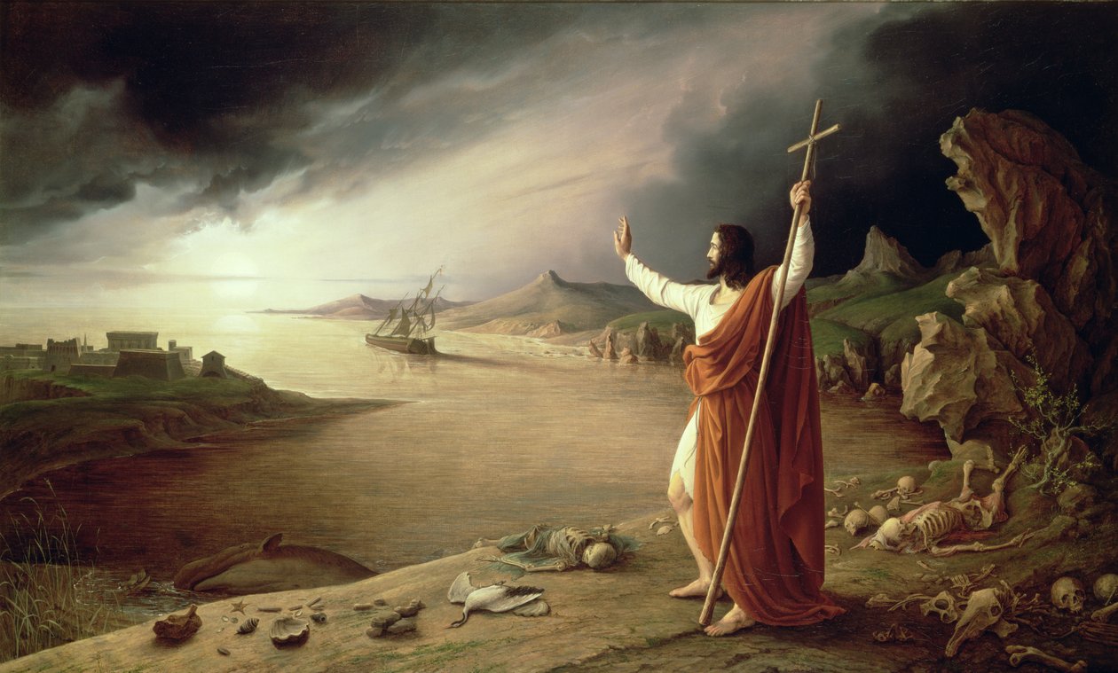 Kıyamet, 1831 by Ludwig Ferdinand Schnorr von Carolsfeld