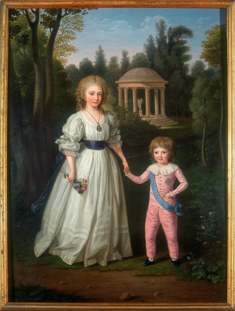Çift portre, Fransa Kraliçesi Marie Antoinette