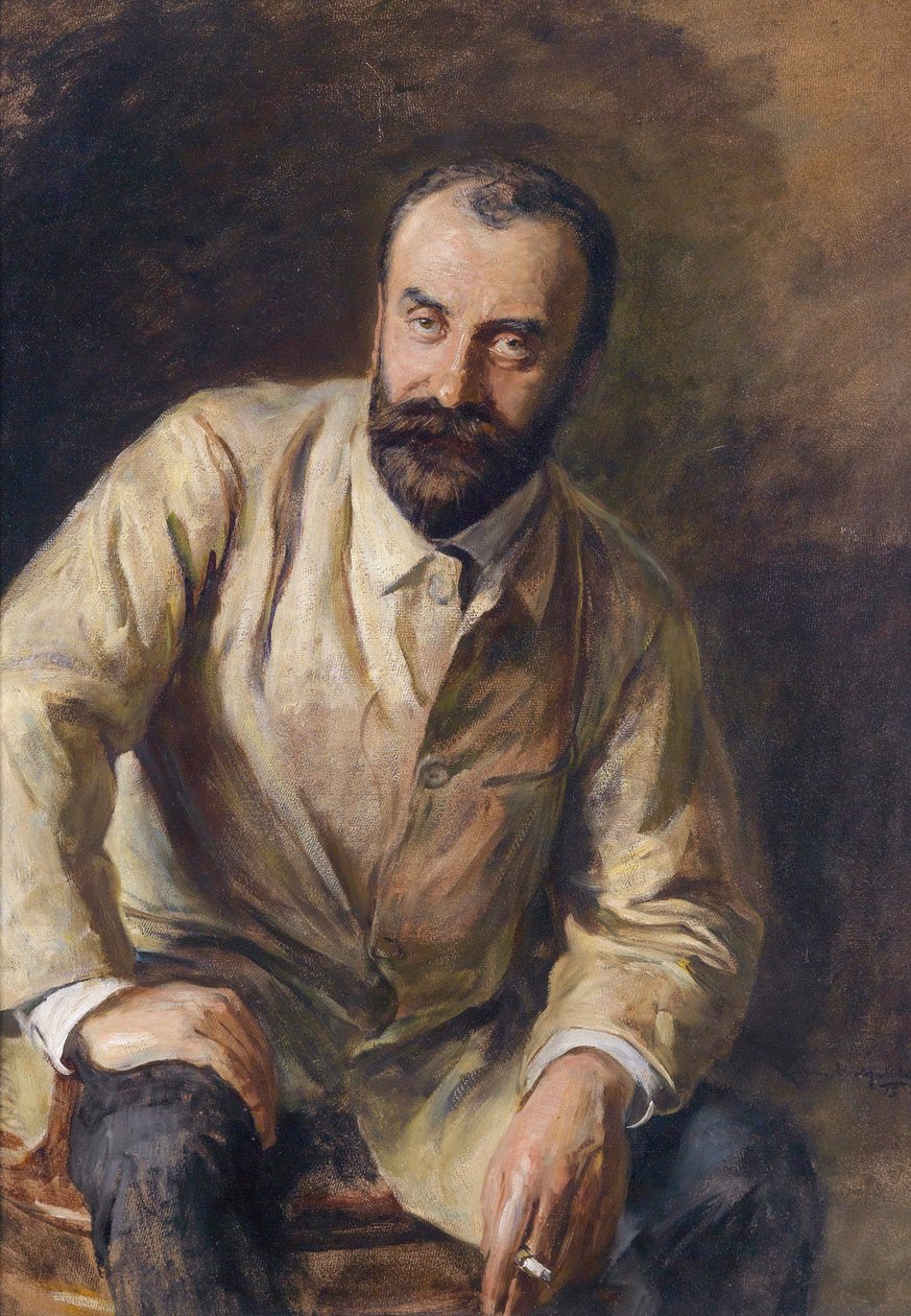 carl moll by Ludwig Michalek