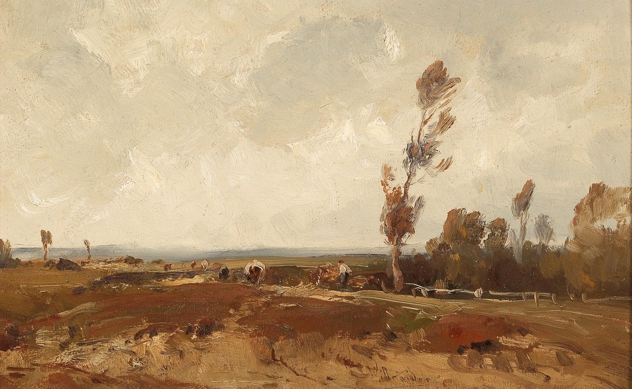 Sonbaharda Tarlalarda Çalışmak by Ludwig Willroider