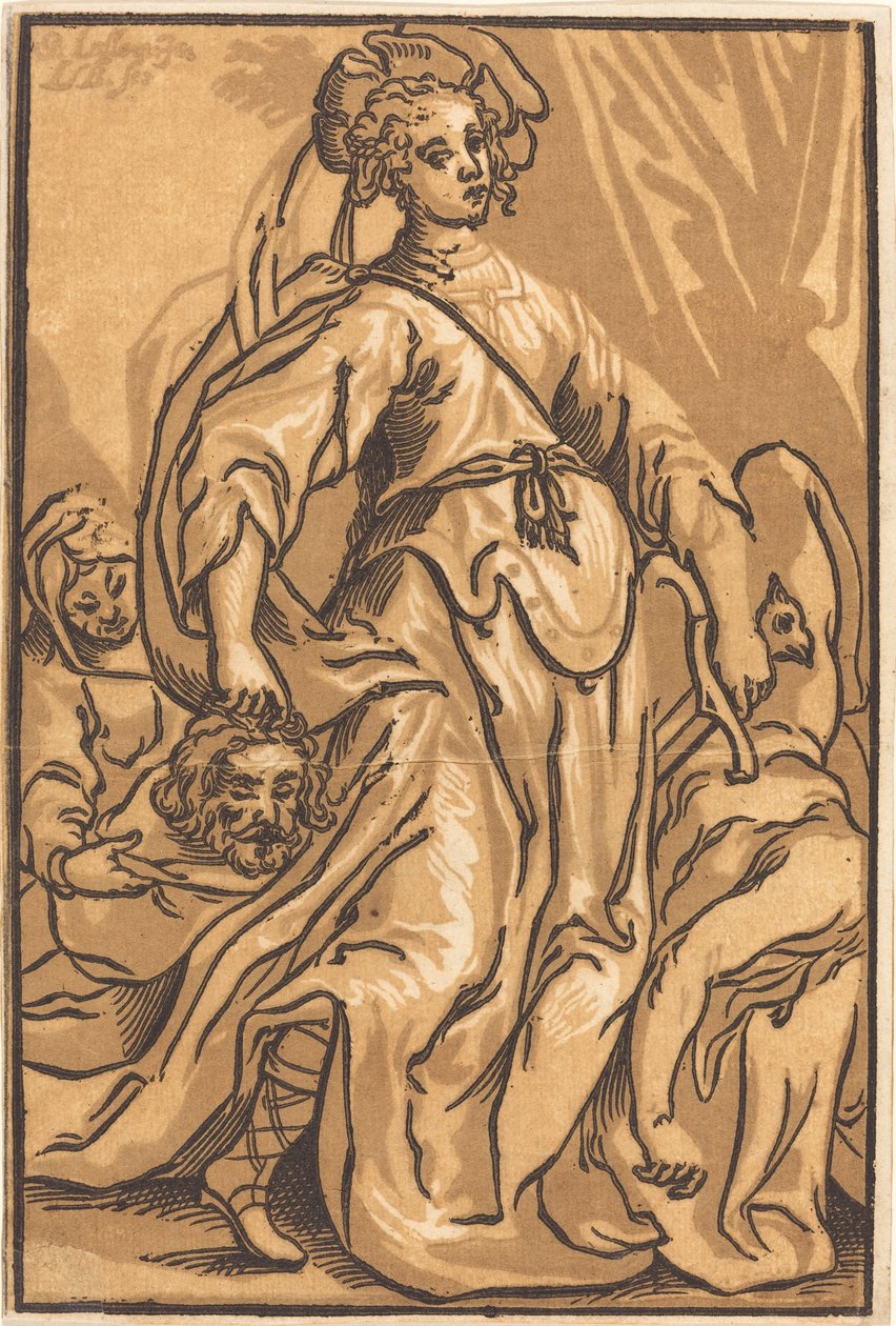 Judith ve Holofernes by Ludwig Büsinck after Georges Lallemand