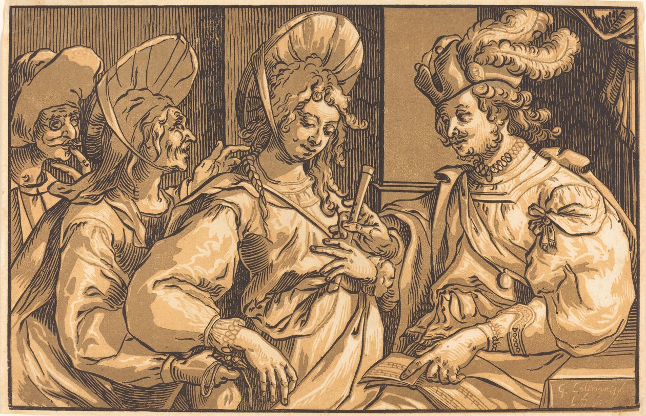 Satıcı by Ludwig Büsinck after Georges Lallemand