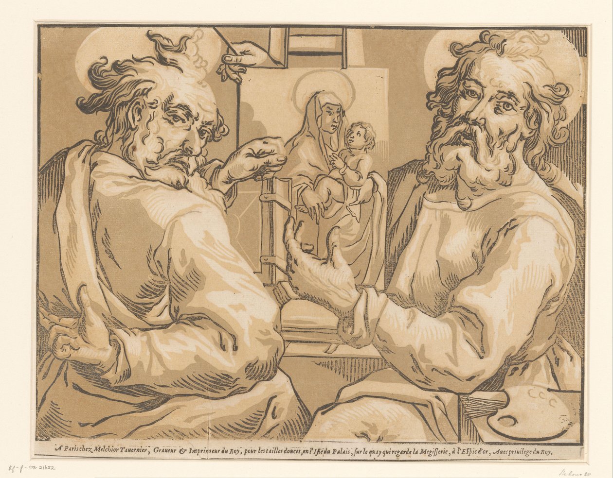 Evangelistler Mark ve Luke by Ludwig Businck