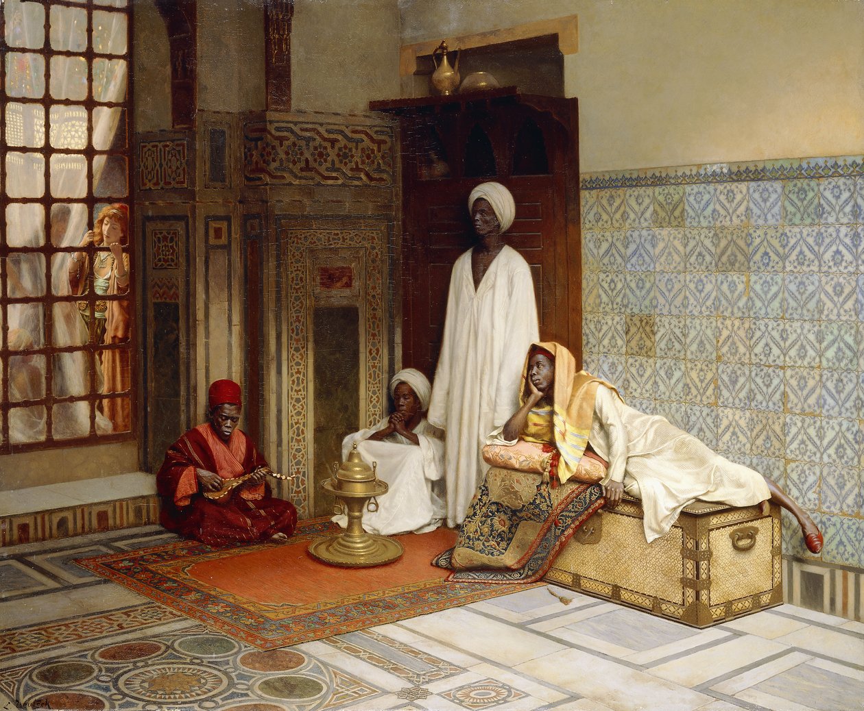 Harem Muhafızları by Ludwig Deutsch