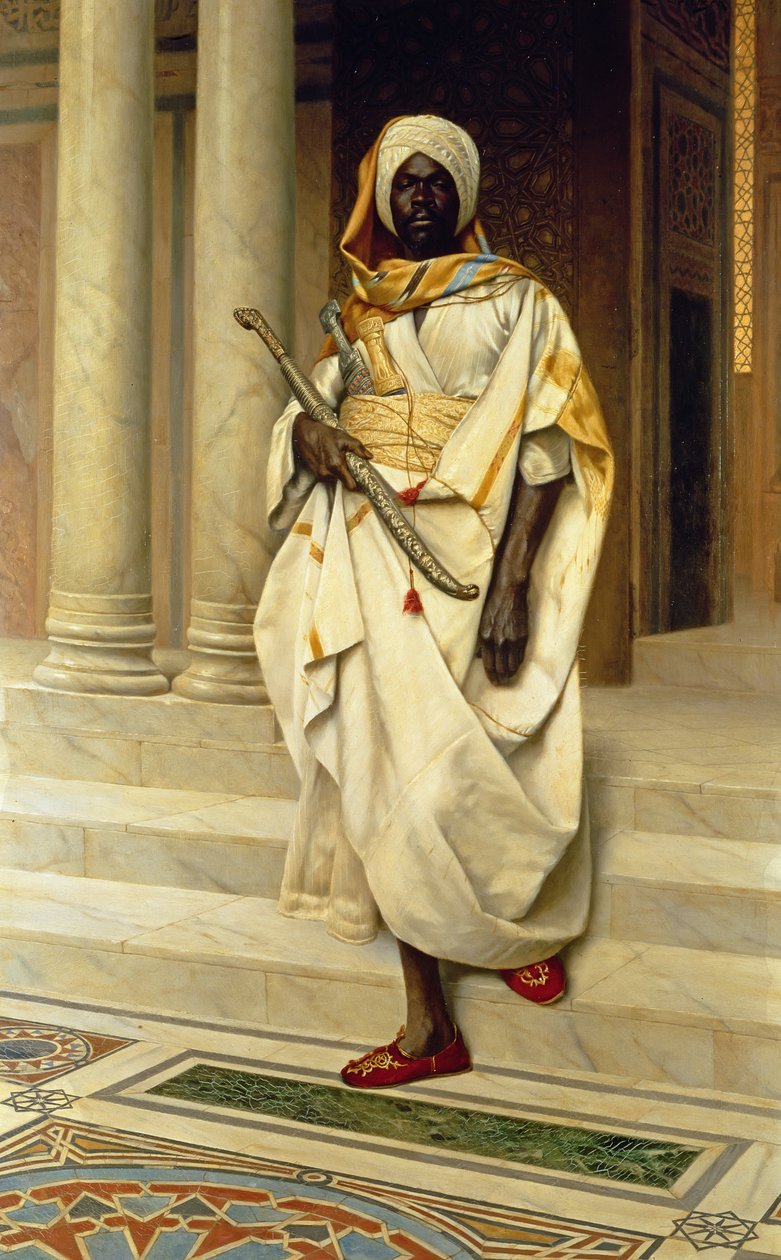 Emir (tuval üzerine yağlı boya) by Ludwig Deutsch