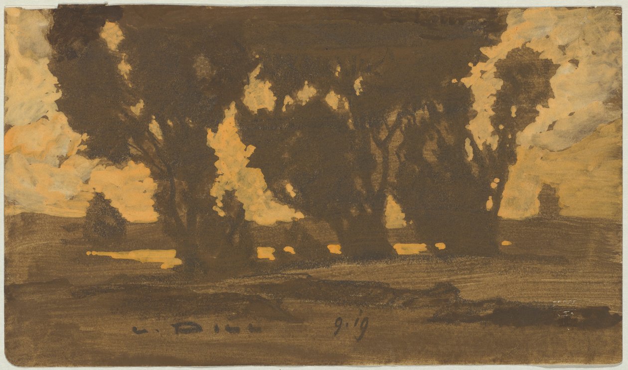 Dachau bozkırındaki meralar by Ludwig Dill