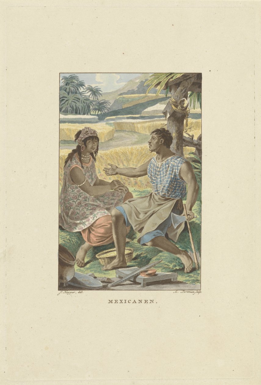 Meksikalılar Meksikalılar (nesne üzerindeki başlık) by Ludwig Gottlieb Portman
