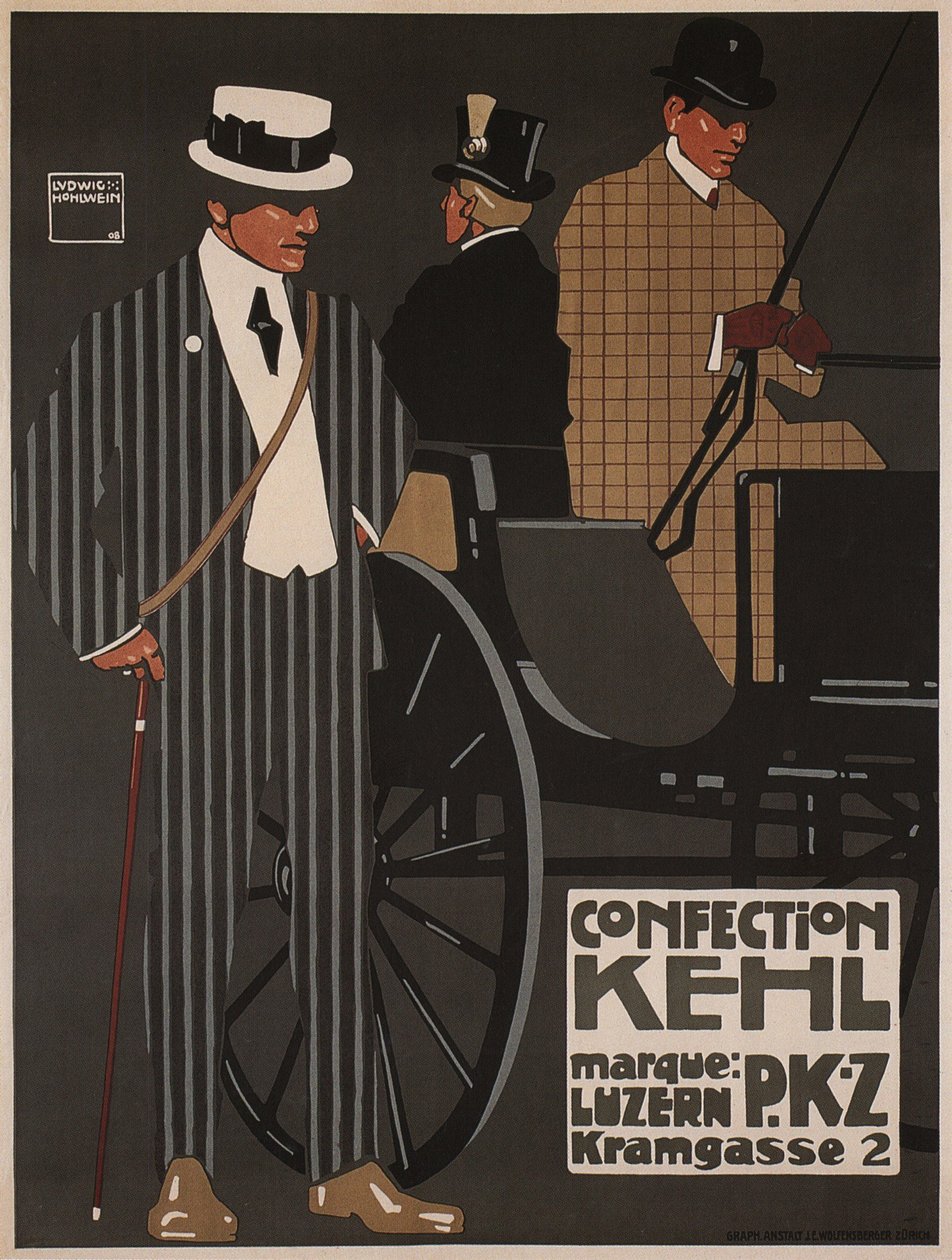 Kehl giysisi, 1908 by Ludwig Hohlwein