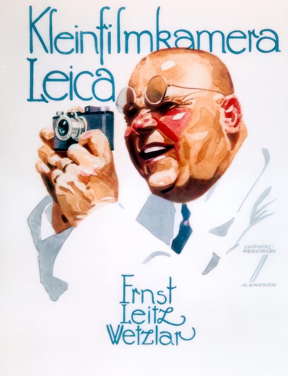 Küçük film kamerası Leica - Ernst Leitz, Wetzlar by Ludwig Hohlwein