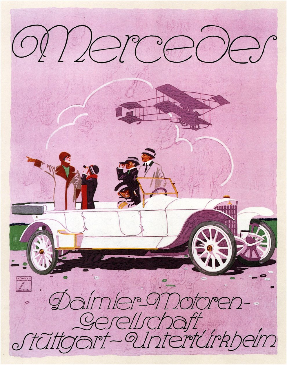 Mercedes, 1914 by Ludwig Hohlwein