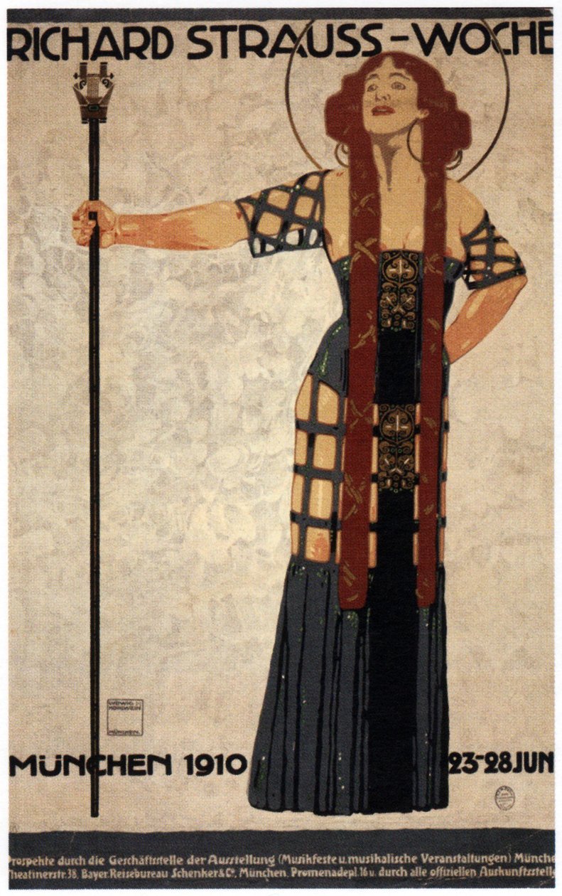 Richard Strauss Haftası, 1910 by Ludwig Hohlwein