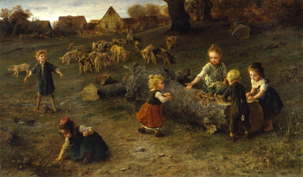 Çamurlu Turtalar, 1873 by Ludwig Knaus
