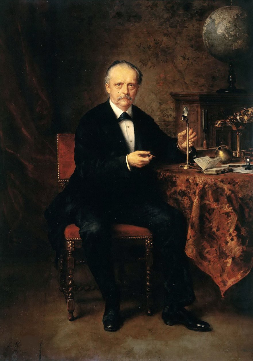 Hermann Ludwig Ferdinand von Helmholtz'un Portresi by Ludwig Knaus