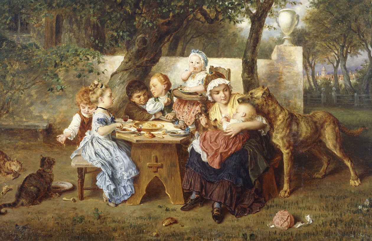 Doğum günü partisi, by Ludwig Knaus