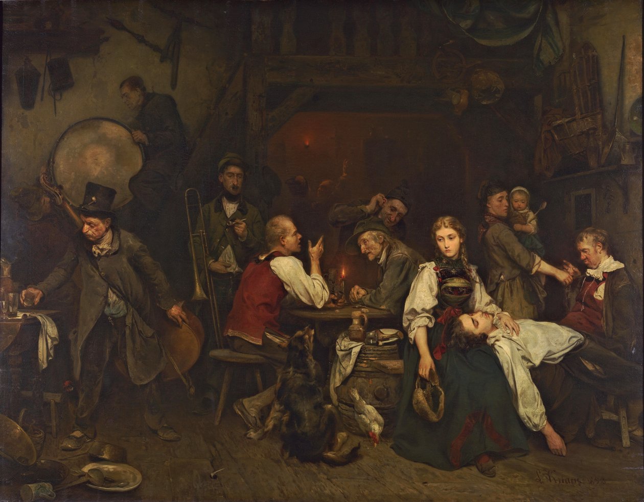 Festivalden sonraki sabah by Ludwig Knaus