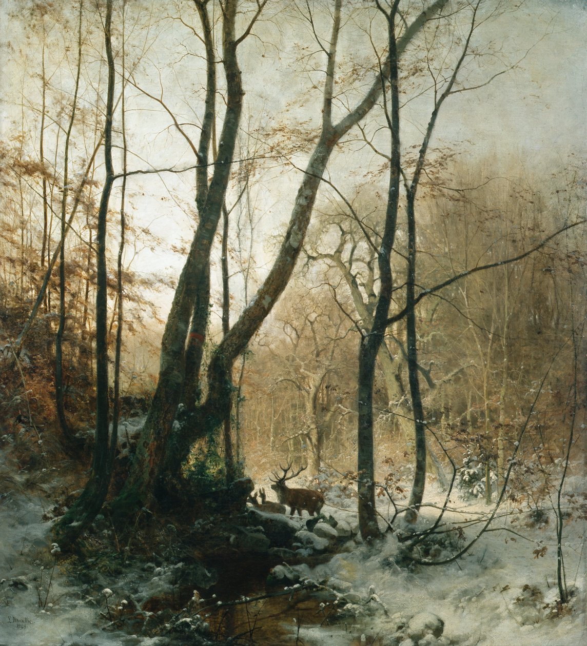 Alman kışı by Ludwig Munthe