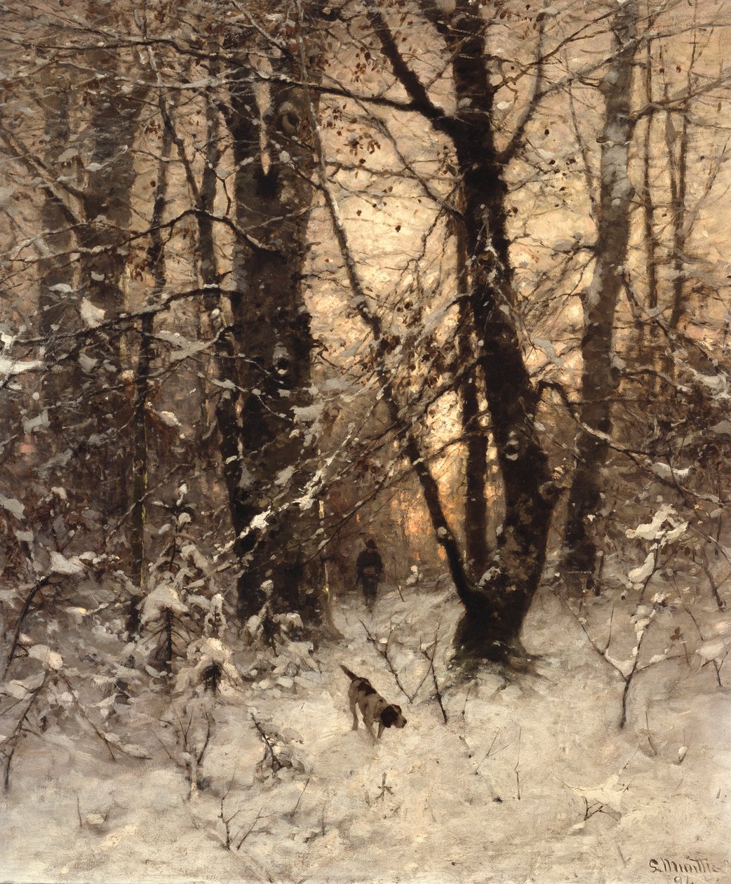 Kış Alacakaranlığı, 1891 by Ludwig Munthe