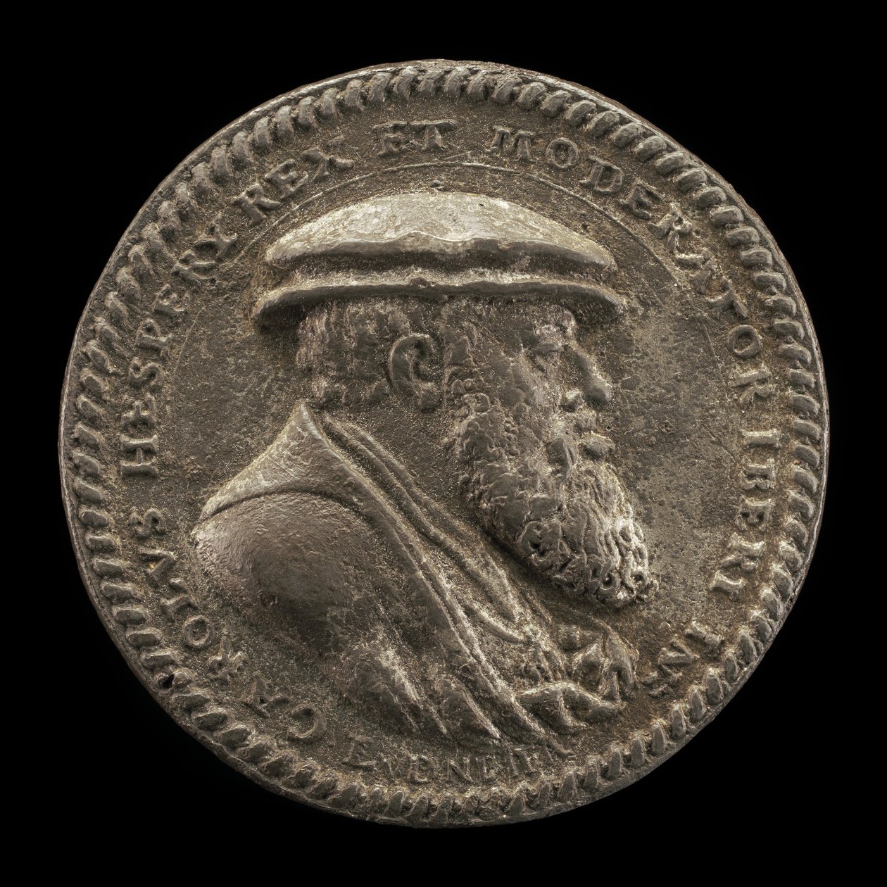 Charles V, 1500-1558, İspanya Kralı 1516-1556, Kutsal Roma İmparatoru 1519 [ön yüz], 1542. by Ludwig Neufahrer