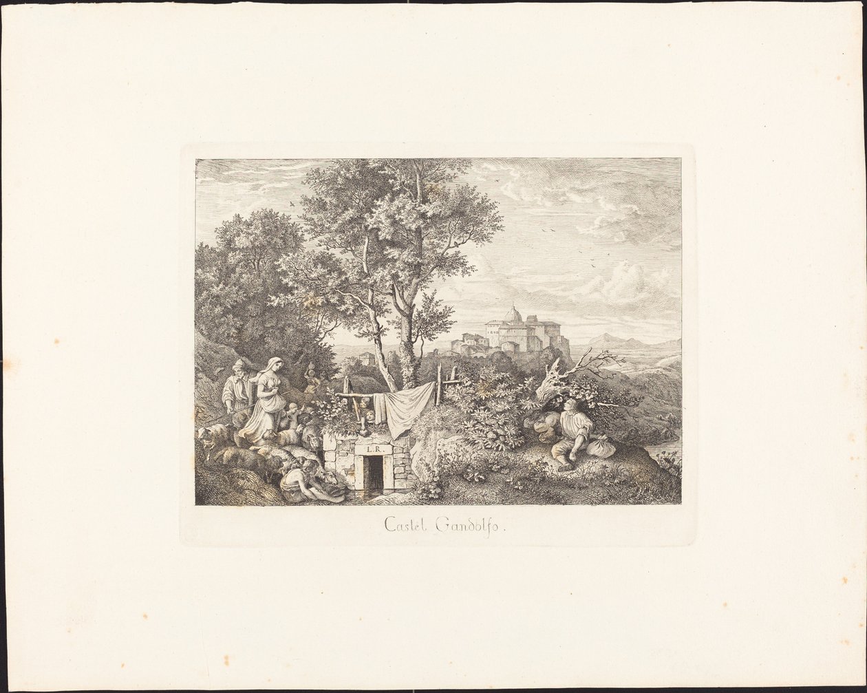Castel Gandolfo by Ludwig Richter