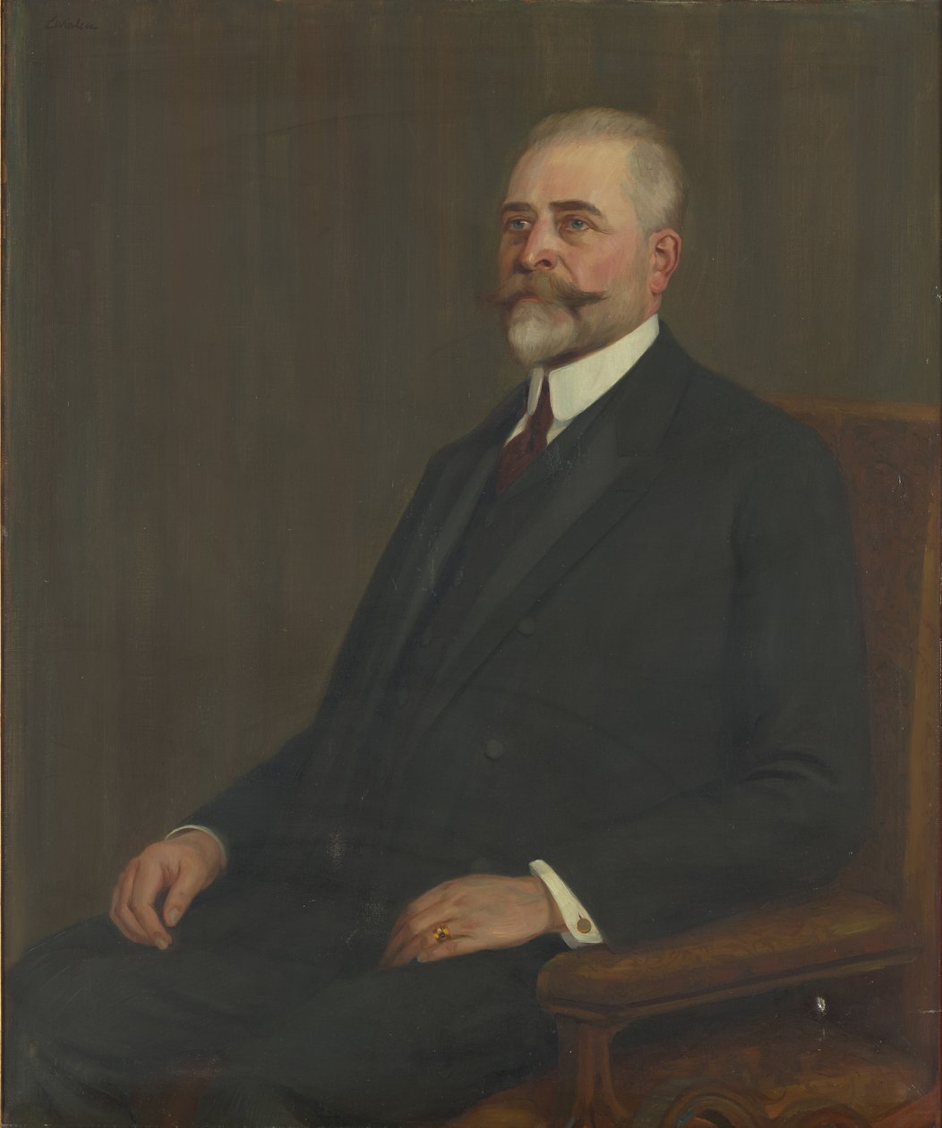 Ekselansları Moritz Graf Vetter von der Lilie, 1901-1907 Temsilciler Meclisi Başkanı by Ludwig Wieden