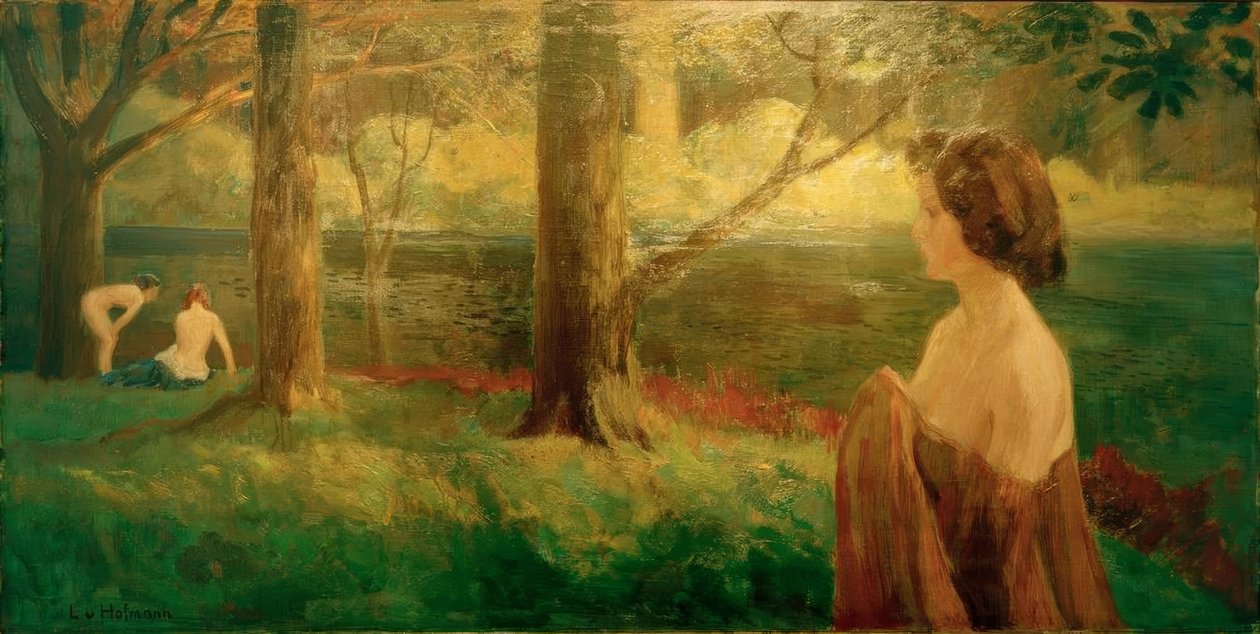 Akşam Güneşi by Ludwig von Hofmann
