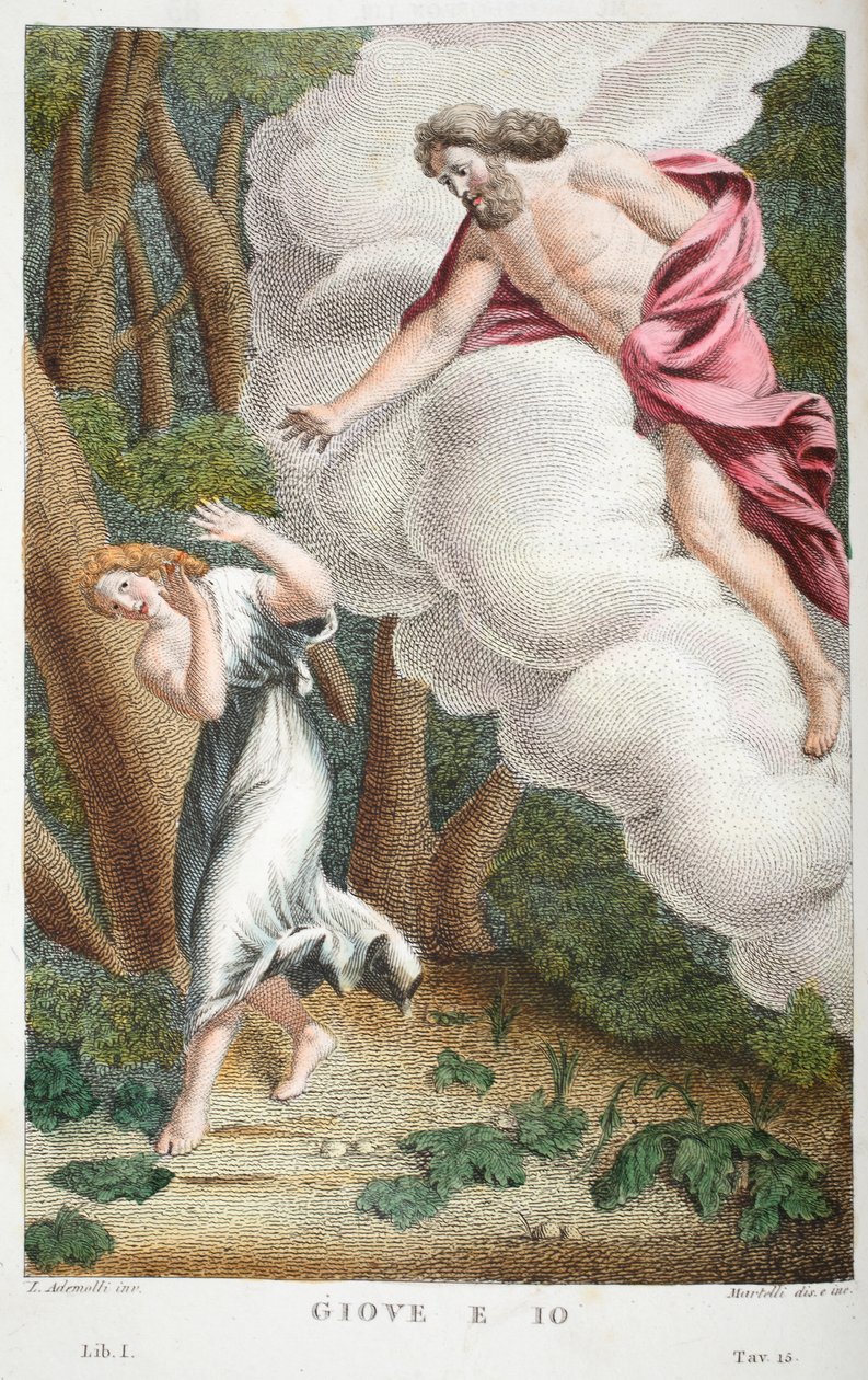 Io veya Giove e Io, Kitap I, Ovid