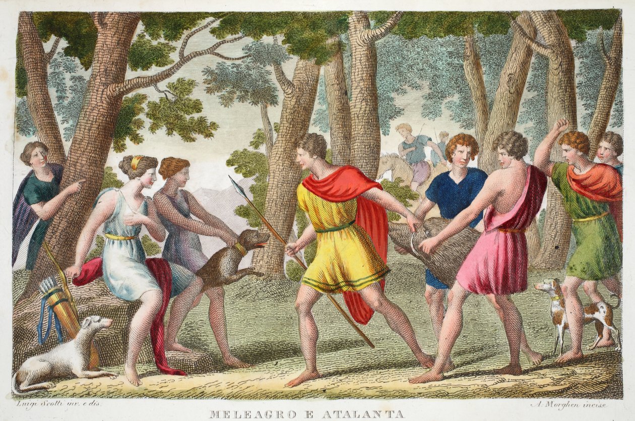 Meleager ve Atlanta veya Meleagro e Atalanta, Kitap VIII, Ovid