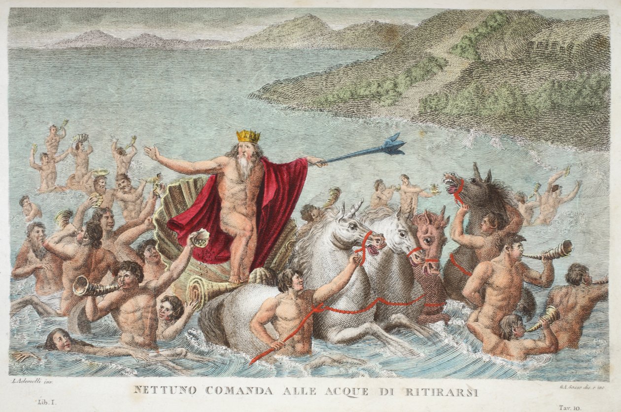 Neptün Dalgaları Sakinleştiriyor veya Nettuno Comanda alle Acque di Ritirarsi, Kitap I, Ovid
