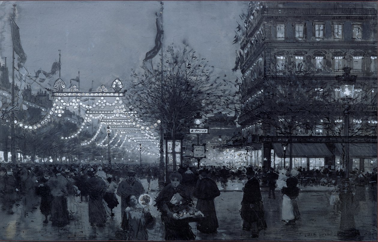 Grands Boulevards, Paris, Ekim 1893