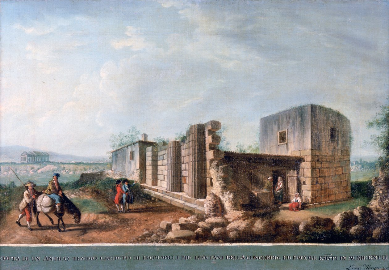Esculapius Tapınağı by Luigi Mayer