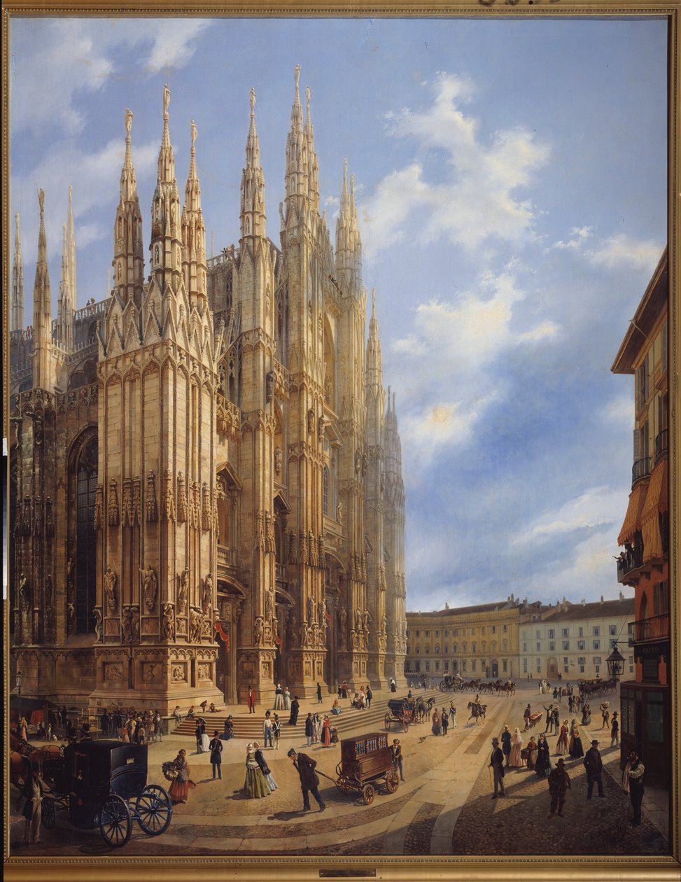 Milano (İtalya) Katedrali (Duomo). Luigi Premazzi