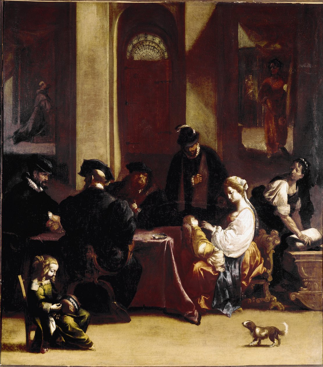 Bir azizin mucizesi (tuval üzerine yağlı boya by Luigi Miradori