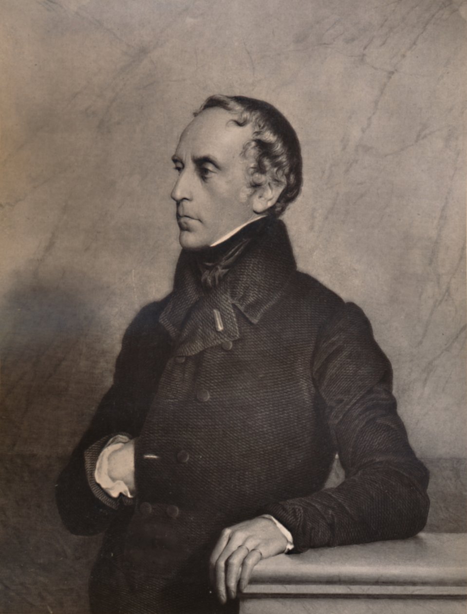 Francois Pierre Guillaume Guizot, Fransız politikacı ve tarihçi, 19. yüzyıl 1894 by Luigi Calamatta