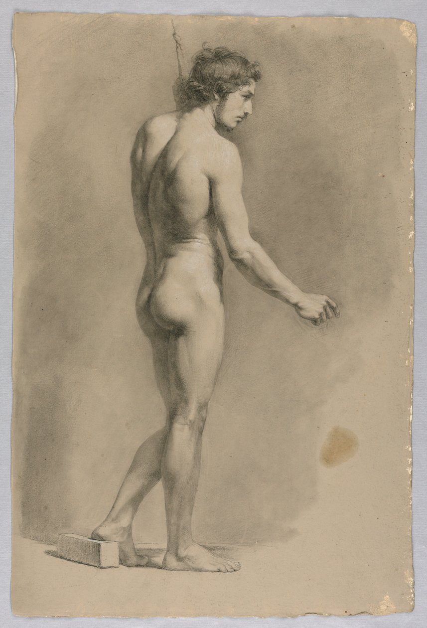 erkek çıplak by Luigi Calamatta
