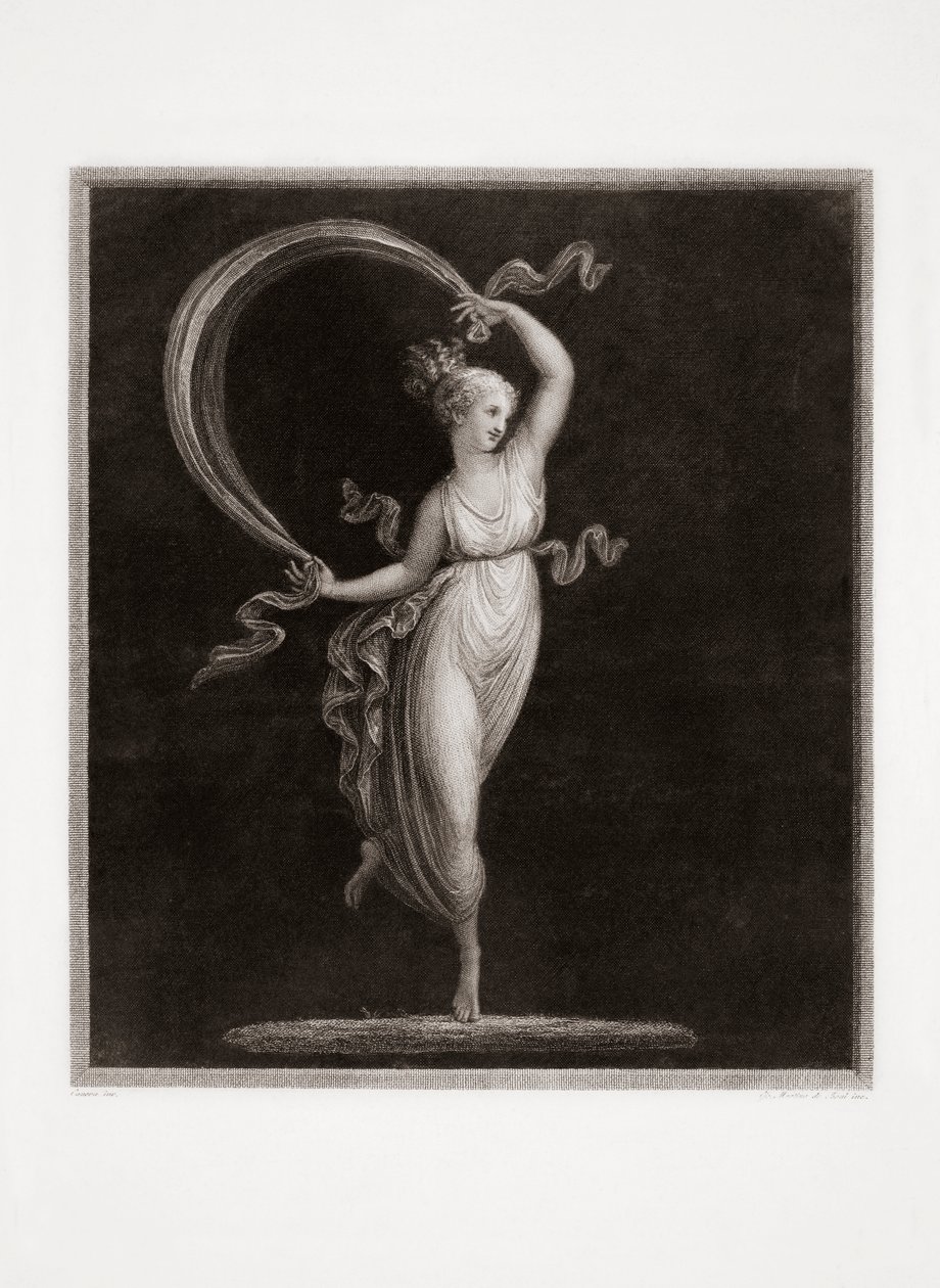 Dans. Luigi Cunego tarafından oyulmuş. Antonio Canova