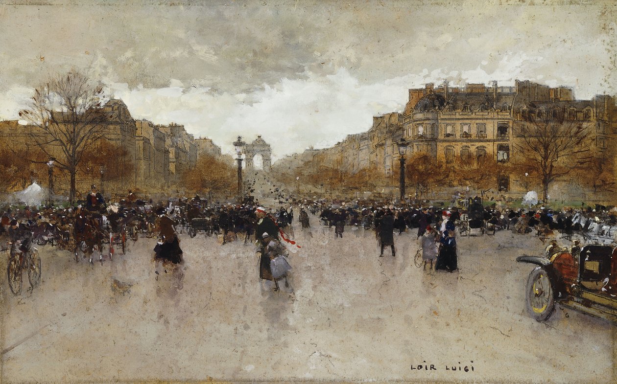 Champs Elysees Döner Kavşağı, Paris, by Luigi Loir