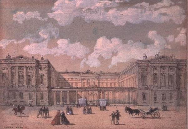 Versay manzarası by Luigi Loir