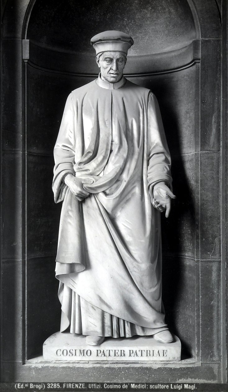 Cosimo dè Medici Heykeli by Luigi Magi