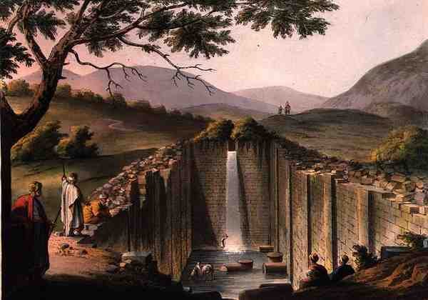 Fountain of Siloam, Near Jerusalem, 
