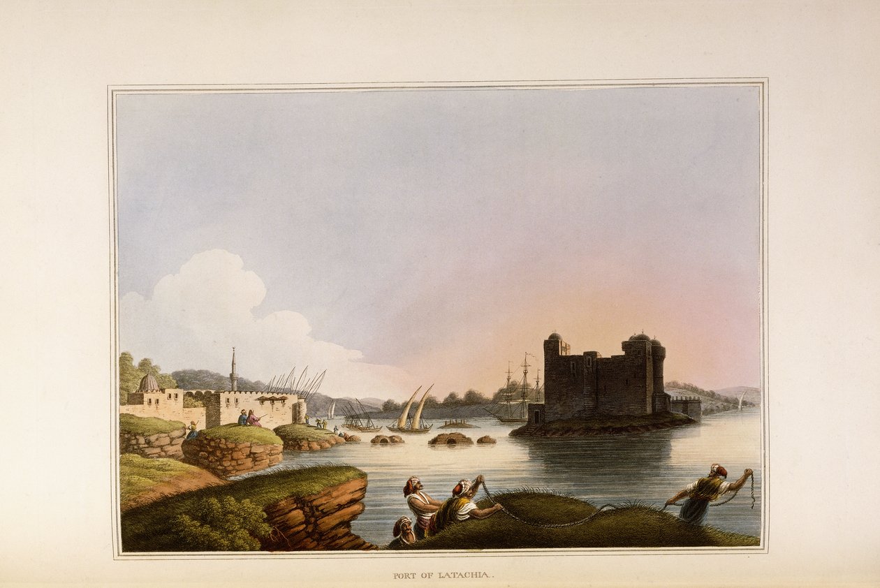 Latachia Limanı, 1810 by Luigi Mayer