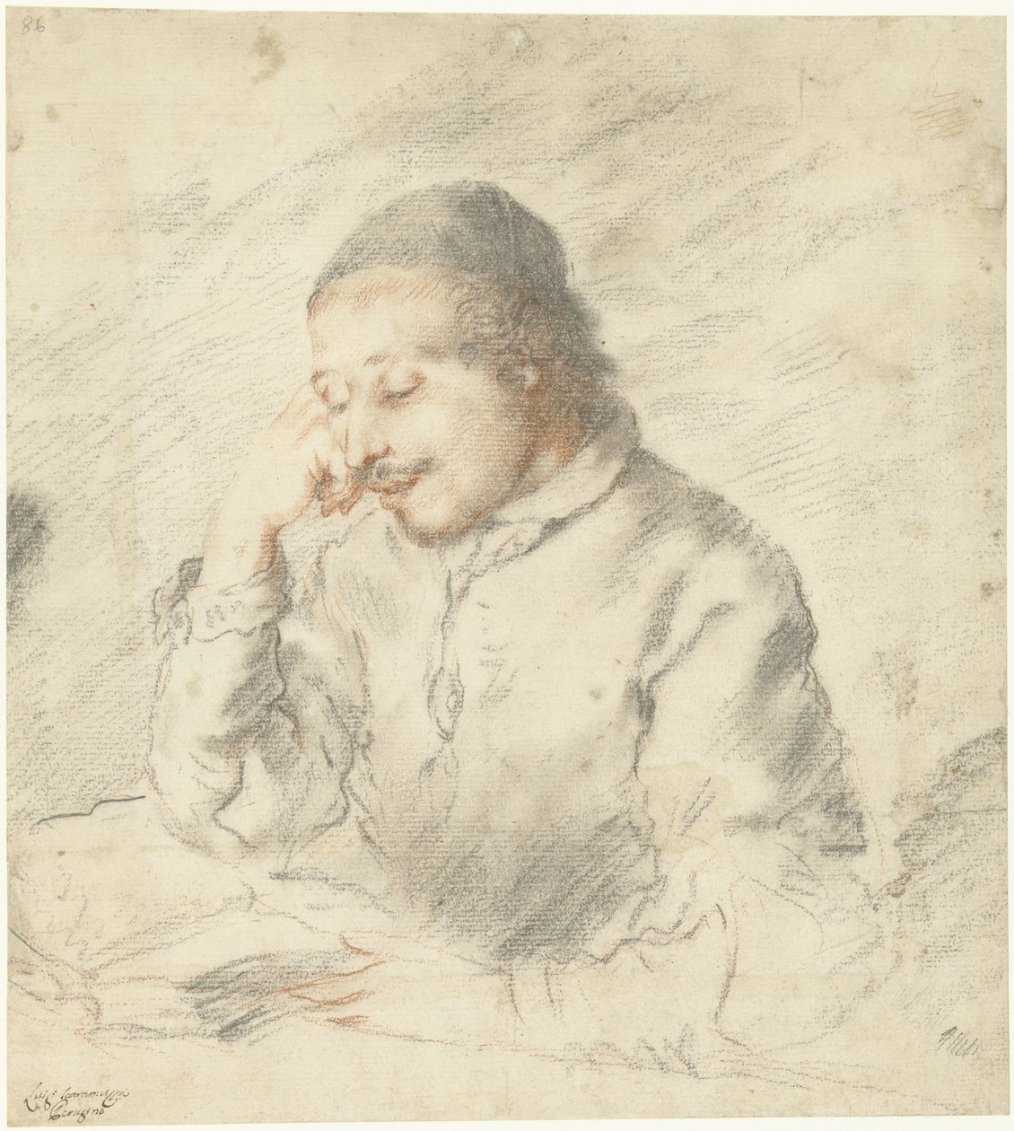 Okuyan bir din adamının portresi by Luigi Pellegrino Scaramuccia